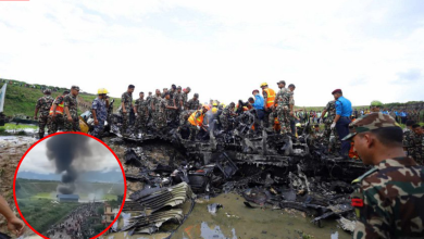 plane crash त्रिभुवन विमानस्थलमा सौर्य एयरलाइन्सको विमान दुर्घटना